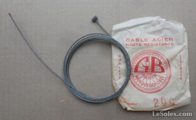 cable frein arriere ancienne mobylette AV3 2m
