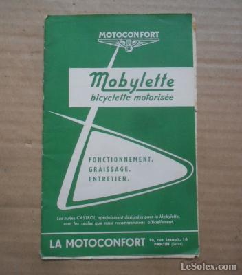 Notice livret entretien motobecane mobylette