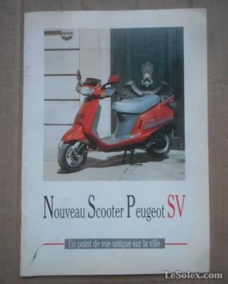 doc presentation du peugeot scooter SV