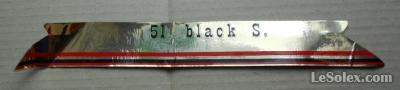 autocollant  51 black S